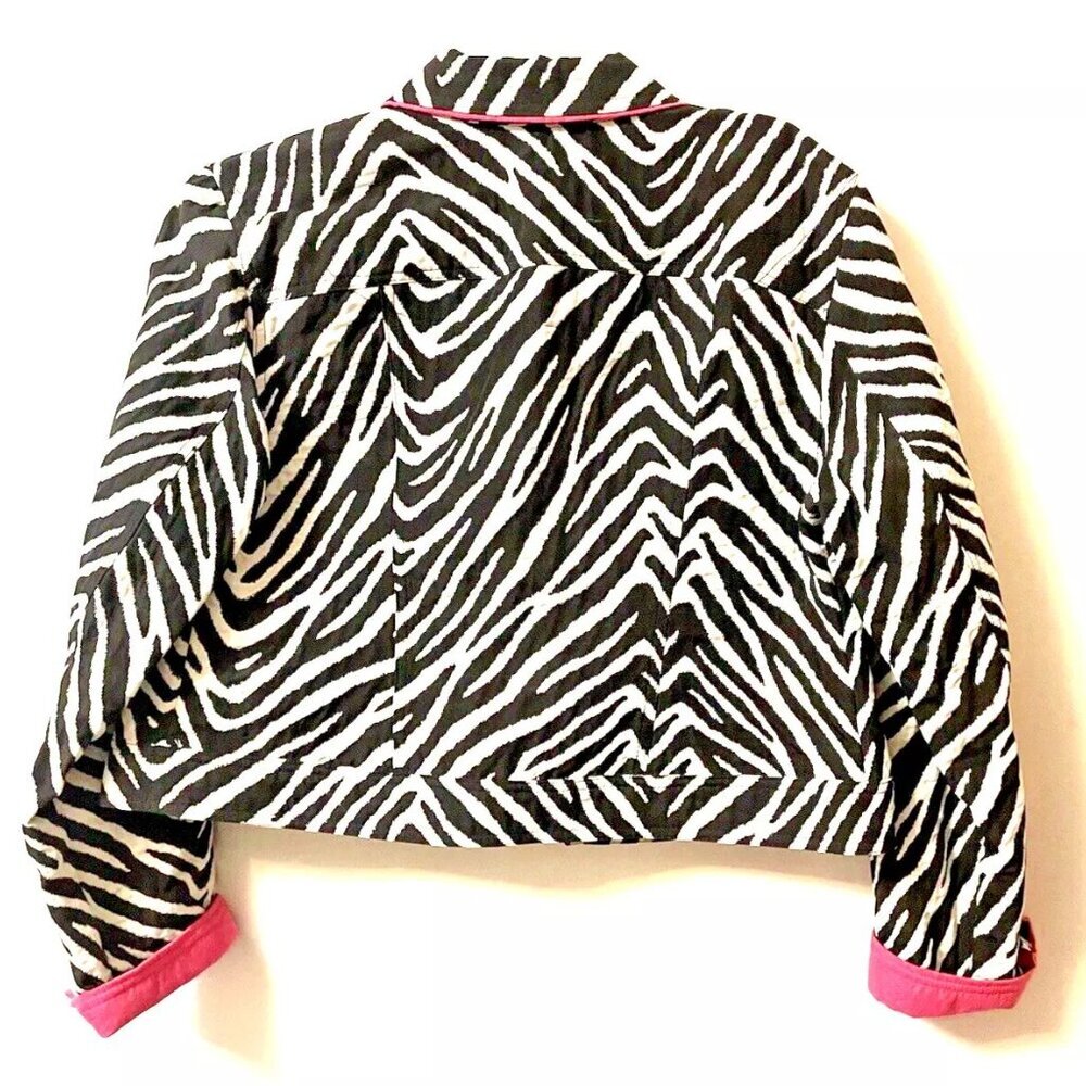 Three Sisters Pink & Zebra Print Pattern Pink But… - image 5